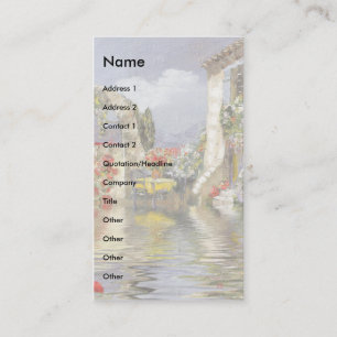 French Riviera! Template Business Card