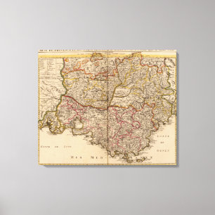 French roads canvas print