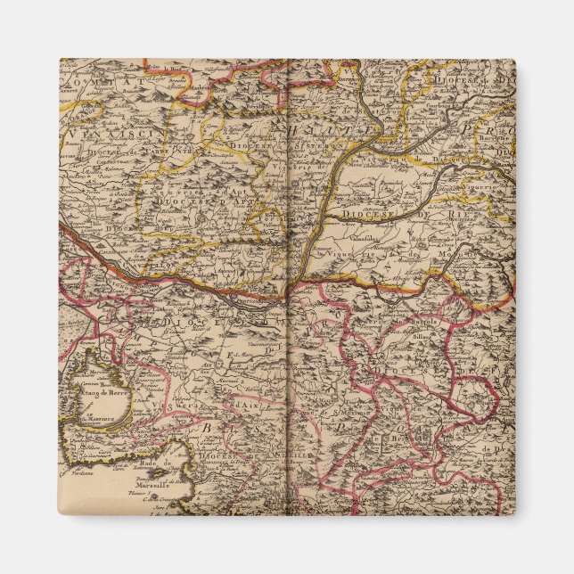 French roads magnet (Front)