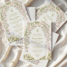 french romantic garden arch monogram royal wedding