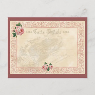 French Rose - Postcard