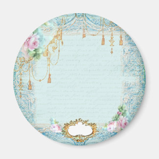 French roses n lace magnet