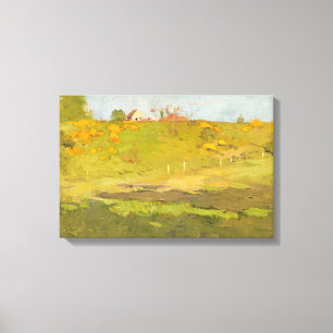 French Rural Landscape (by Georg Pauli) Canvas Print