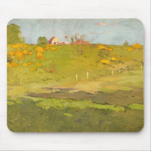French Rural Landscape (by Georg Pauli) Mouse Pad