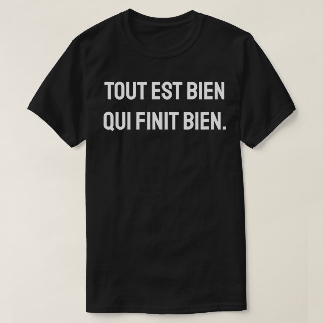 French Saying  T-Shirt (Design Front)