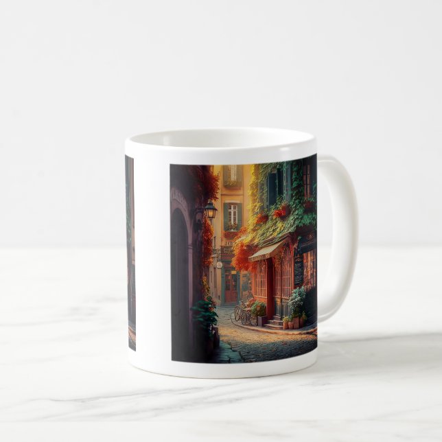 French Scene Classic Mug, 11 oz  Coffee Mug (Front Right)