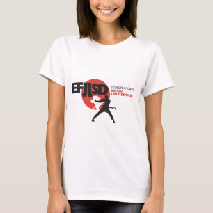 French school of JuJitsu and Coil-Defense T-Shirt