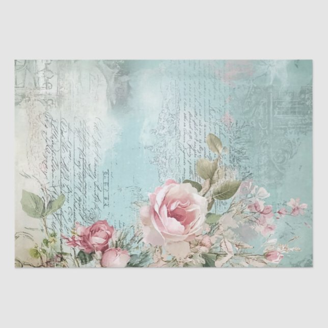French Shabby Chic Pattern Tissue Paper (Front)