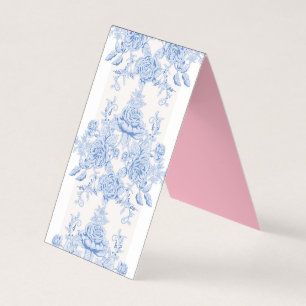 French,shabby chic, vintage,pale blue,white,countr business card