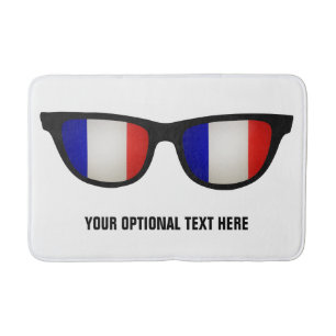 French Shades custom bath mats