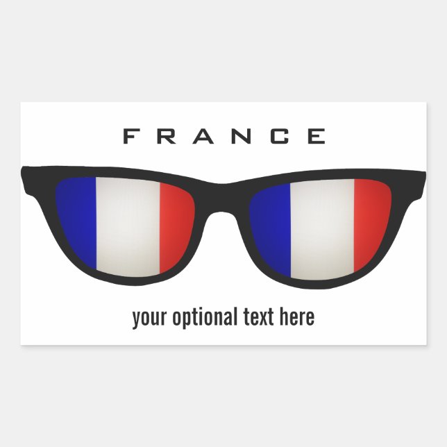 French Shades custom stickers (Front)