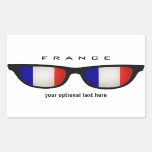 French Shades custom stickers