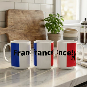 French soccer coffee mug