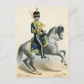 French soldiers of the 19th century postcard
