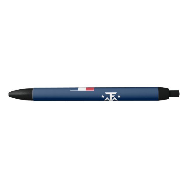 French Southern Antarctic Lands Black Ink Pen (Front)