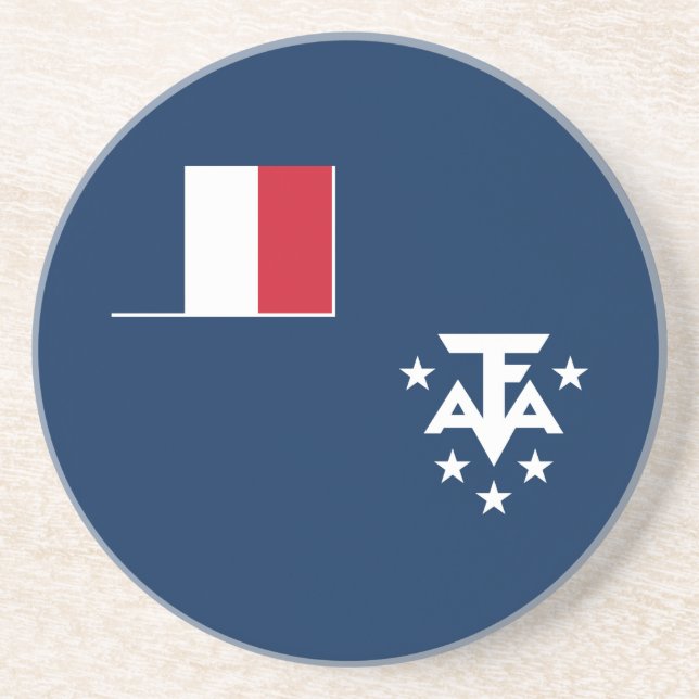 French Southern Antarctic Lands Coaster (Front)