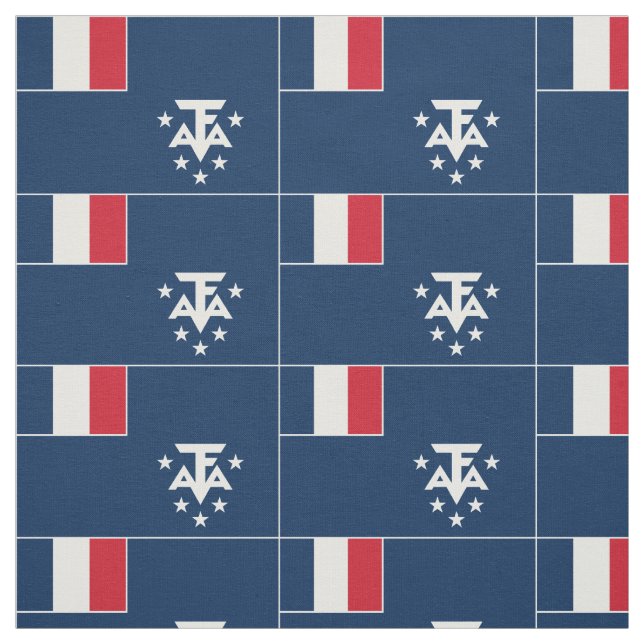 French Southern Antarctic Lands Fabric (Swatch)