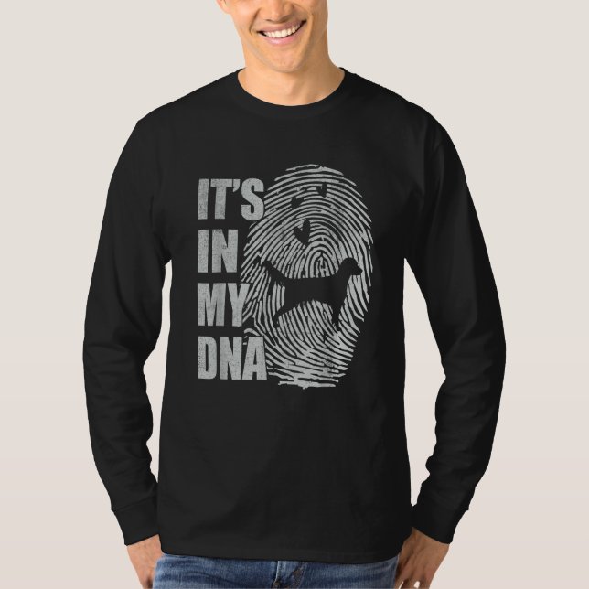 French Spaniela DNA Dog Mom Dad Dog T-Shirt (Front)