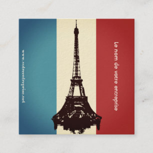 French Square Business Card