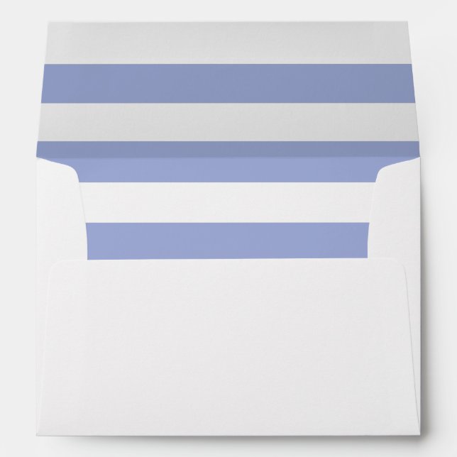 French Stripes in Blue Envelopes (Back (Bottom))