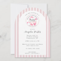 French Stripes Prosecco Primrose Petal Shower