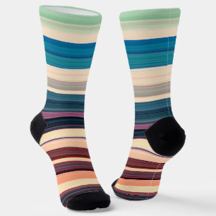 French stripes sports socks