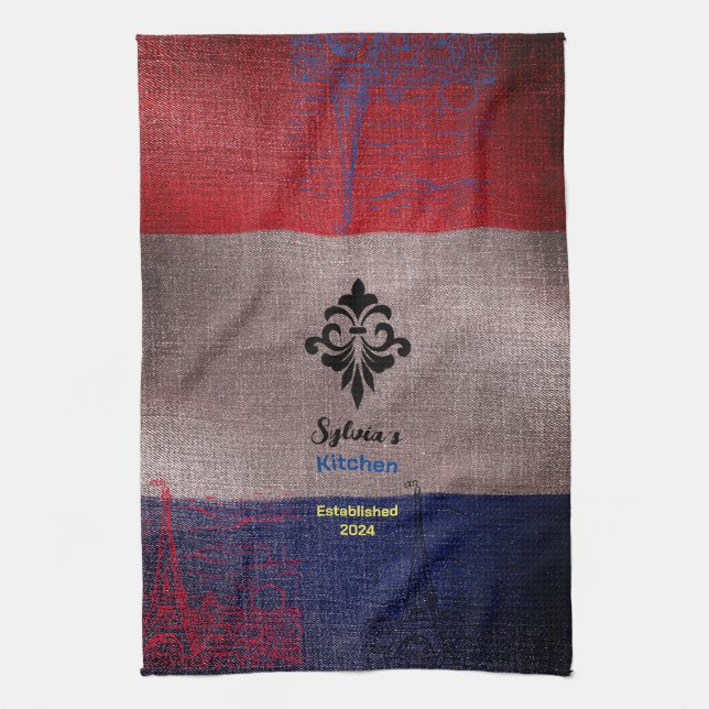 French Style Tea Towel (Vertical)