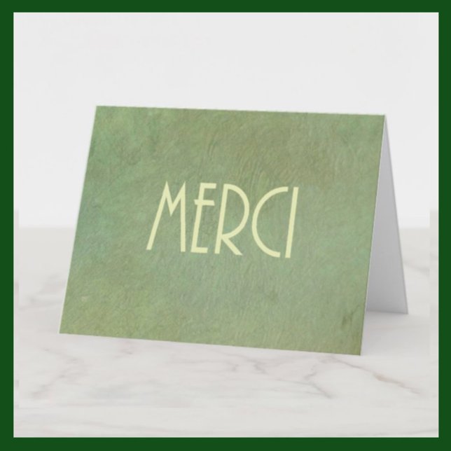 French Thank You Card (Creator Uploaded)