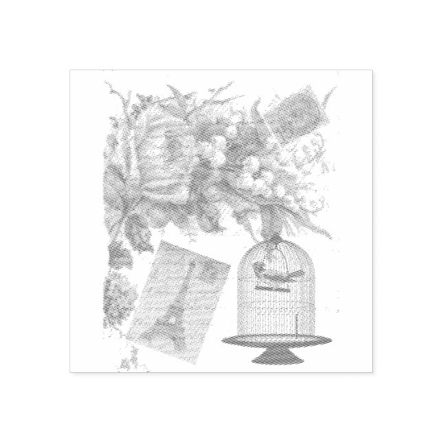  French Theme Vintage Paris Wood Art Stamp (Imprint)