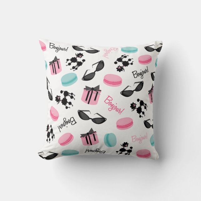 French Themed Pillow (Front)