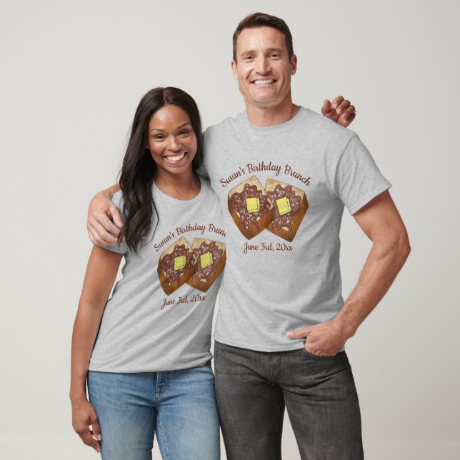 French Toast Butter and Syrup Diner Breakfast Food T-Shirt (Unisex)