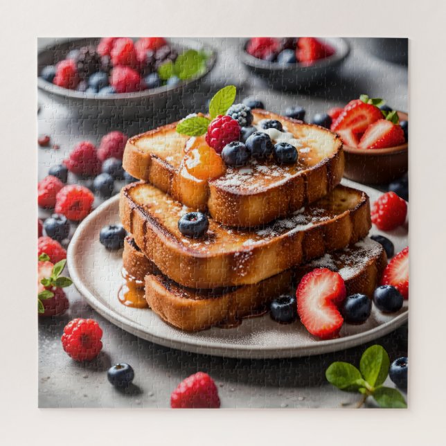 French Toast with Berries Jigsaw Puzzle (Vertical)
