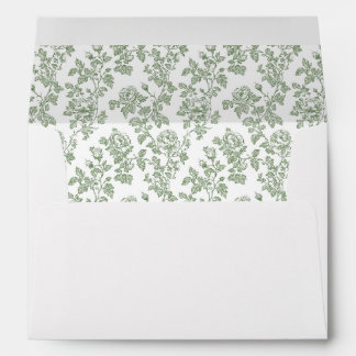 French Toile Envelope 