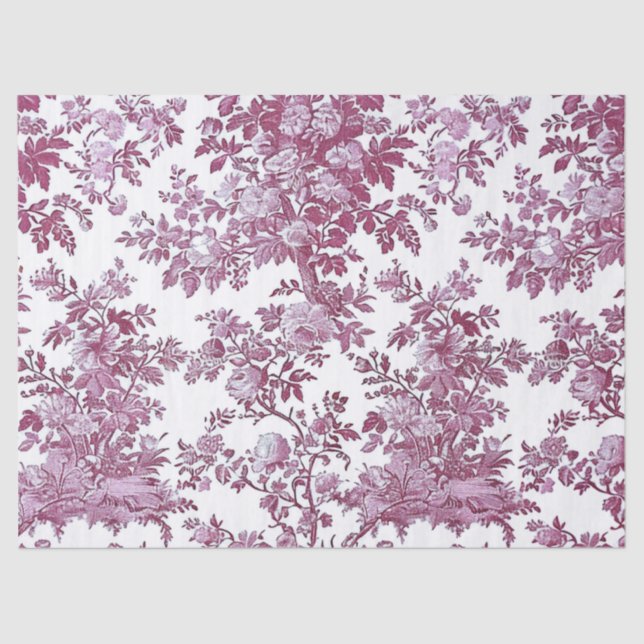 French Toile  Tissue Paper (Front)