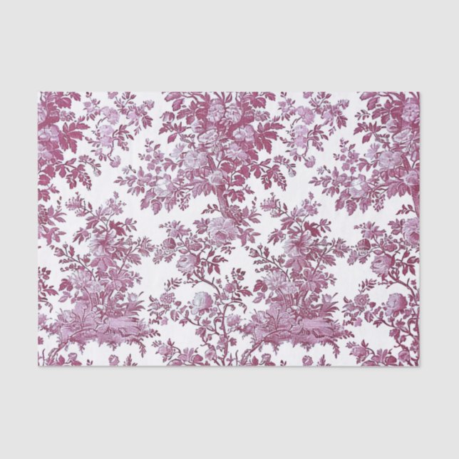 French Toile  Tissue Paper (Front)