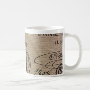 French Travel Stamps Coffee Mug
