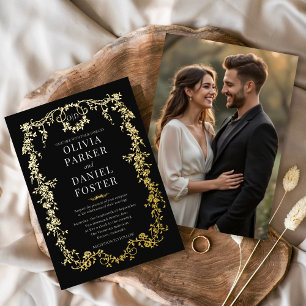 French Victorian Wedding Photo Gold