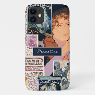 French Vintage Art Poster Collage Personalised Case-Mate iPhone Case