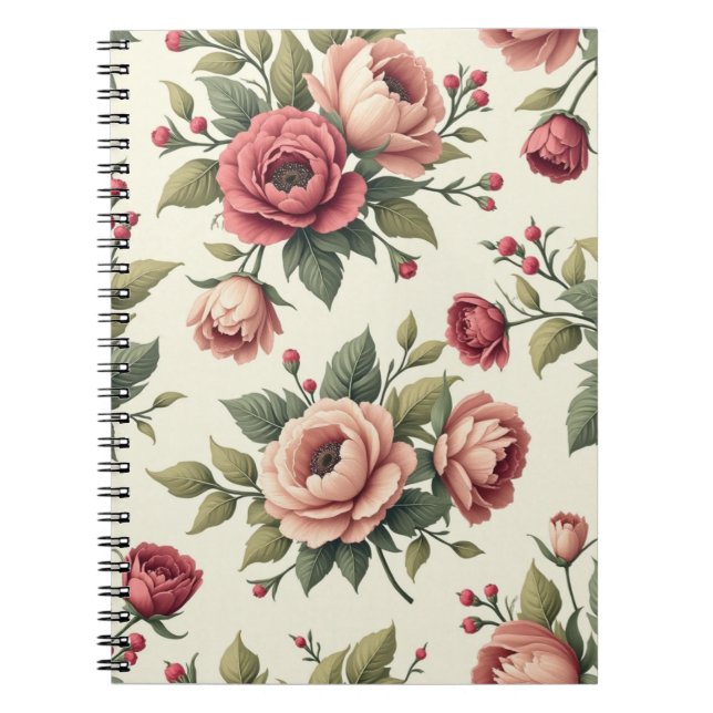 French Vintage Chic Notebook (Front)