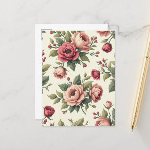 French Vintage Chic Postcard