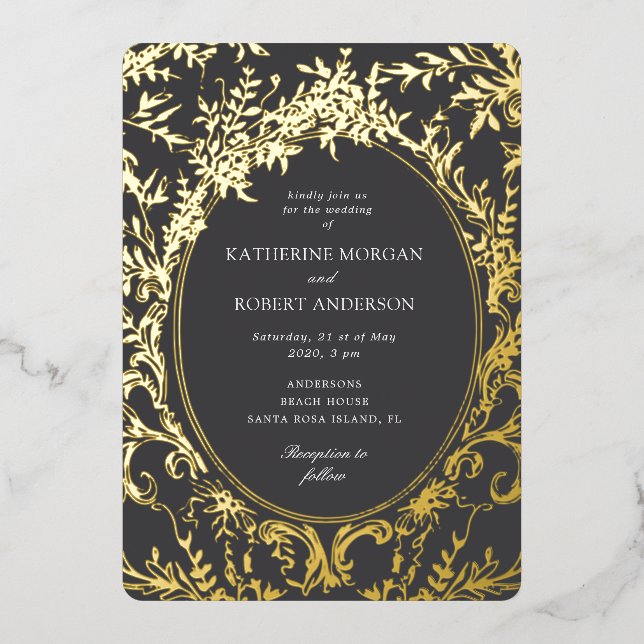 French Vintage Elegant Floral Wedding (Front)