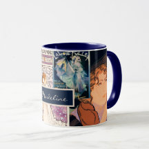 French Vintage Poster Art Collage Personalised