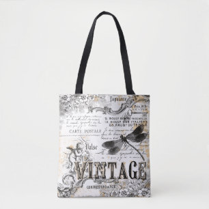 French Vintage Tote Bag