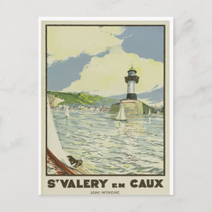 French Vintage Travel Postcard St Valery en Caux