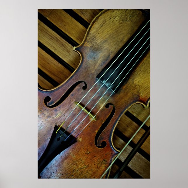 French Violin Poster (Front)