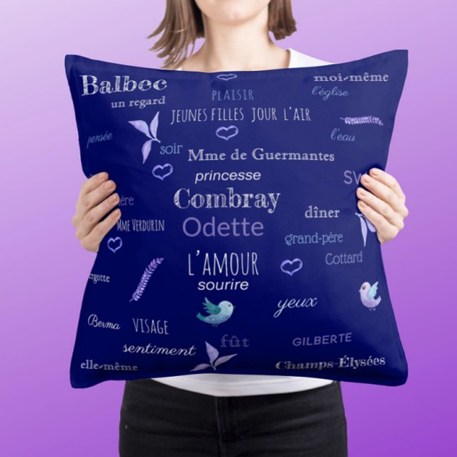 French vocabulary of Proust    Cushion (Creator Uploaded)