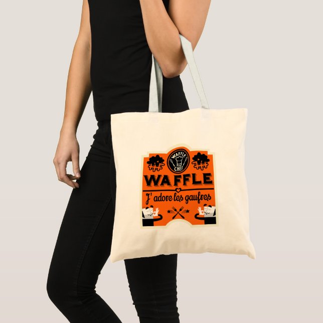 French Waffles Tote Bag (Front (Product))