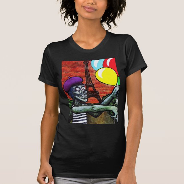 French Zombie Mime T-Shirt (Front)