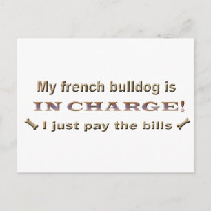 frenchbulldog postcard