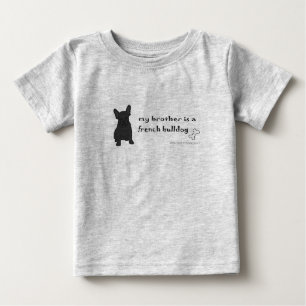 FrenchBulldogBlkBrother Baby T-Shirt